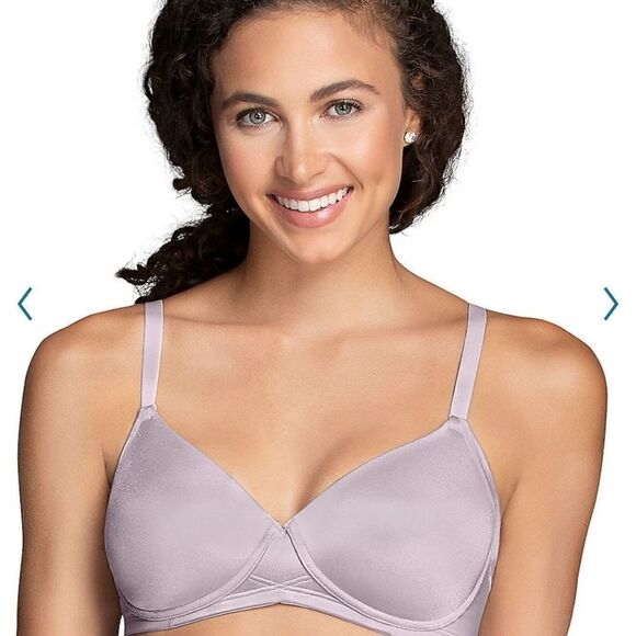 *NEW* VANITY FAIR BEAUTY BACK FULL COVERAGE  BACK SMOOTHING,  WIRE FREE SIZE 42D - Picture 2 of 12